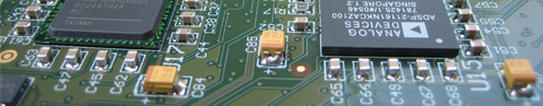 Electronic components (small pitch, resistors, capacitors, mini-melfs)